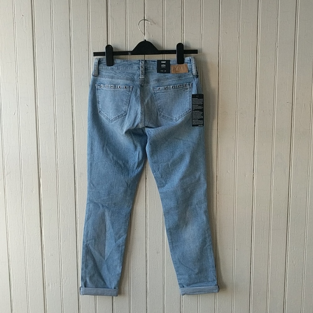 🧿 Mavi Jeans boyfriend medium wash distress 24 - Picture 4 of 8
